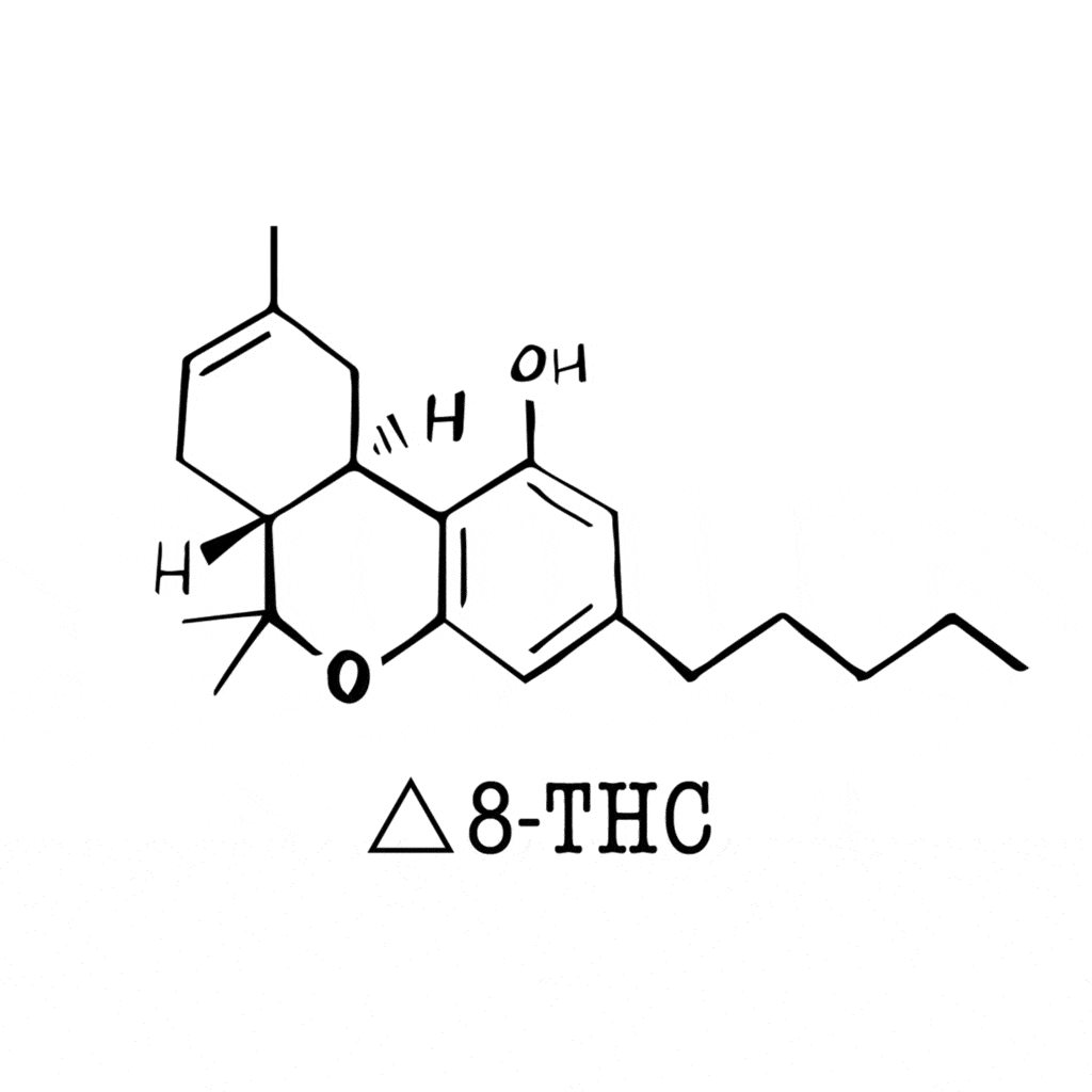 Does combining Delta-8 with THCA make the effect stronger or weaker?