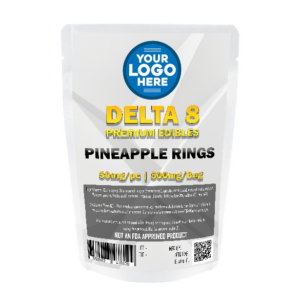 Infused Pineapple Rings - White Labels - 500mg